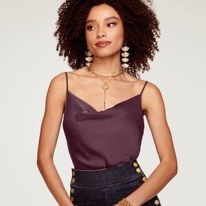 Ramy Brook Abigail Camisole Sangria Size Large